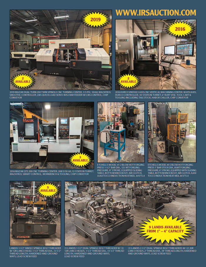 Investment Recovery Services - MW Precision Components