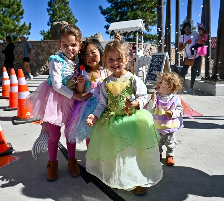 Children in costumes
