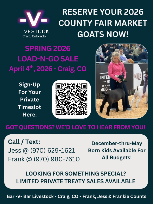 Bar-V-Bar Ranch Load & Go Sale Flyer