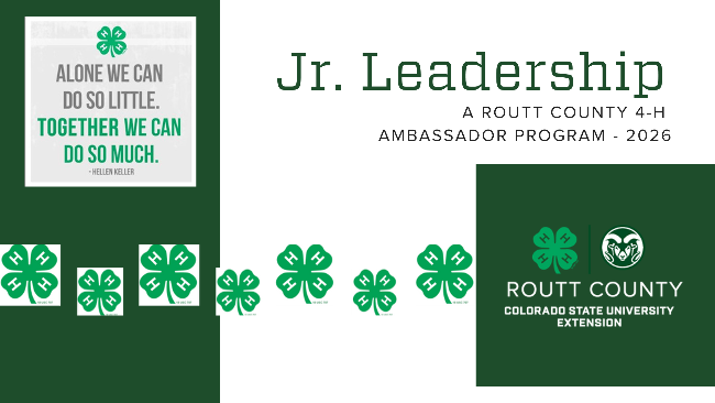 Routt County 4-H Junior Leadership