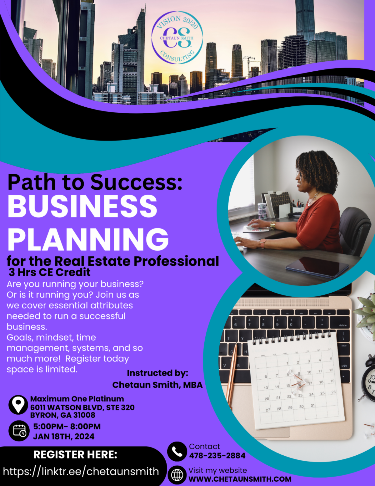 Real Estate Education Post License, Business Planning, Customer Service