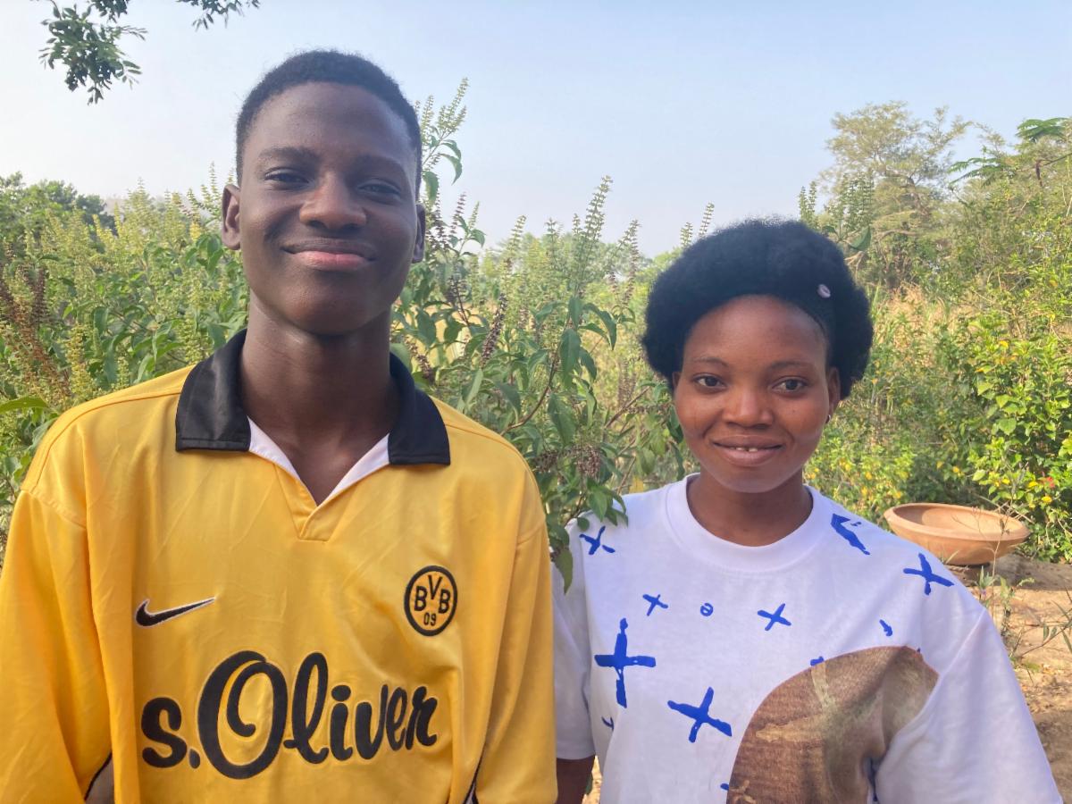 Cooking apprentices at Bio-Benin