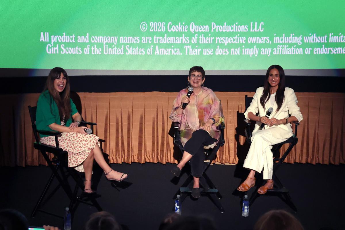Meghan, Duchess Of Sussex Joins Director Alysa Nahmias And The Girls Scouts At Cookie Queens Screening | Post-event Photo Alert Image