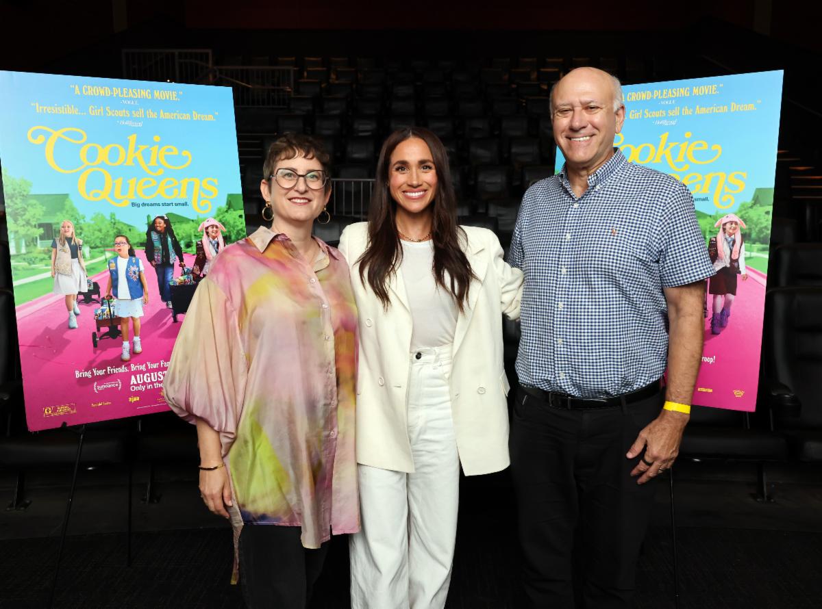 Meghan, Duchess Of Sussex Joins Director Alysa Nahmias And The Girls Scouts At Cookie Queens Screening | Post-event Photo Alert Image