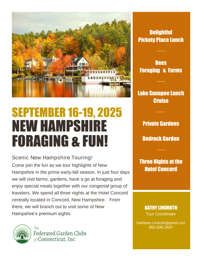 New Hampshire-FGCCT Tour September 2025