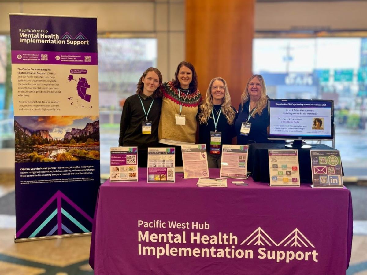 Pacific West Hub team at the 2026 NASW WA Conference 