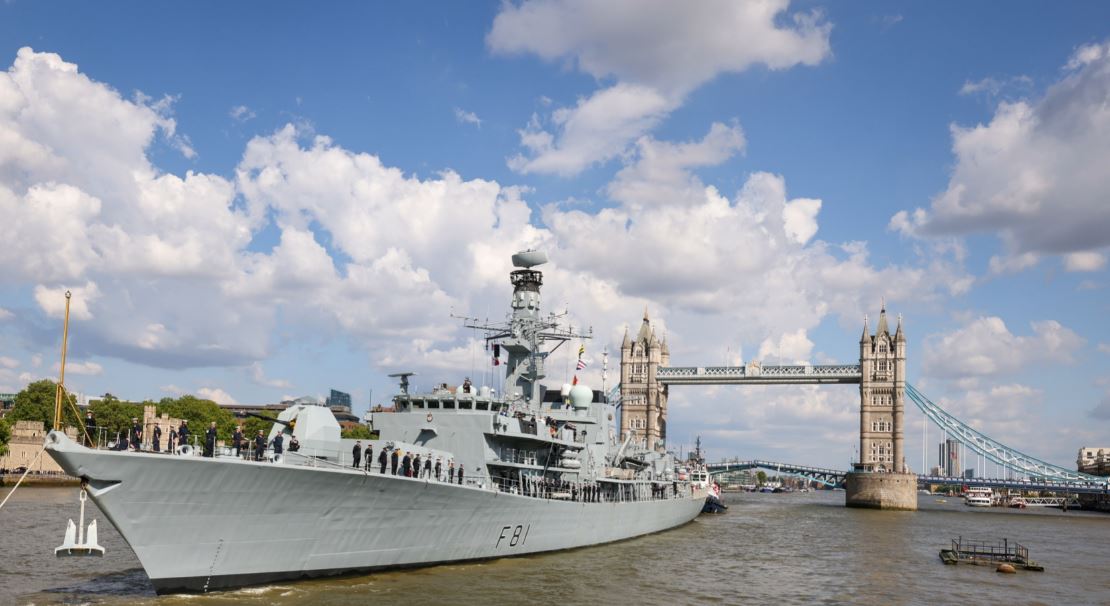 JEF Ambassadors in London onboard HMS Sutherland