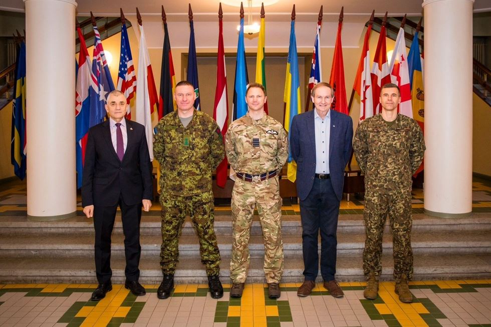 JEF Delegation visits BALTDEFCOL