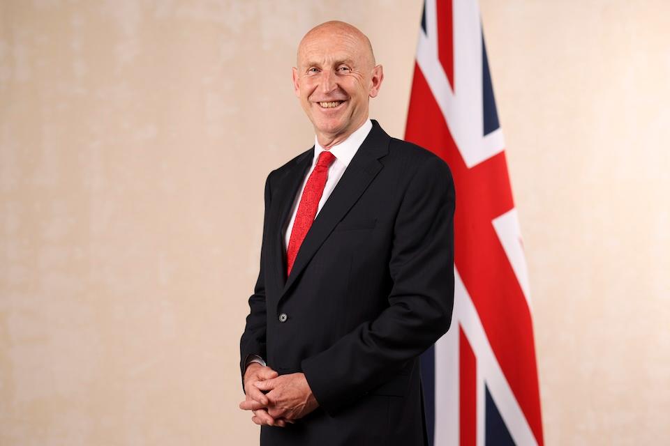 UK Defence Secretary John Healey MP