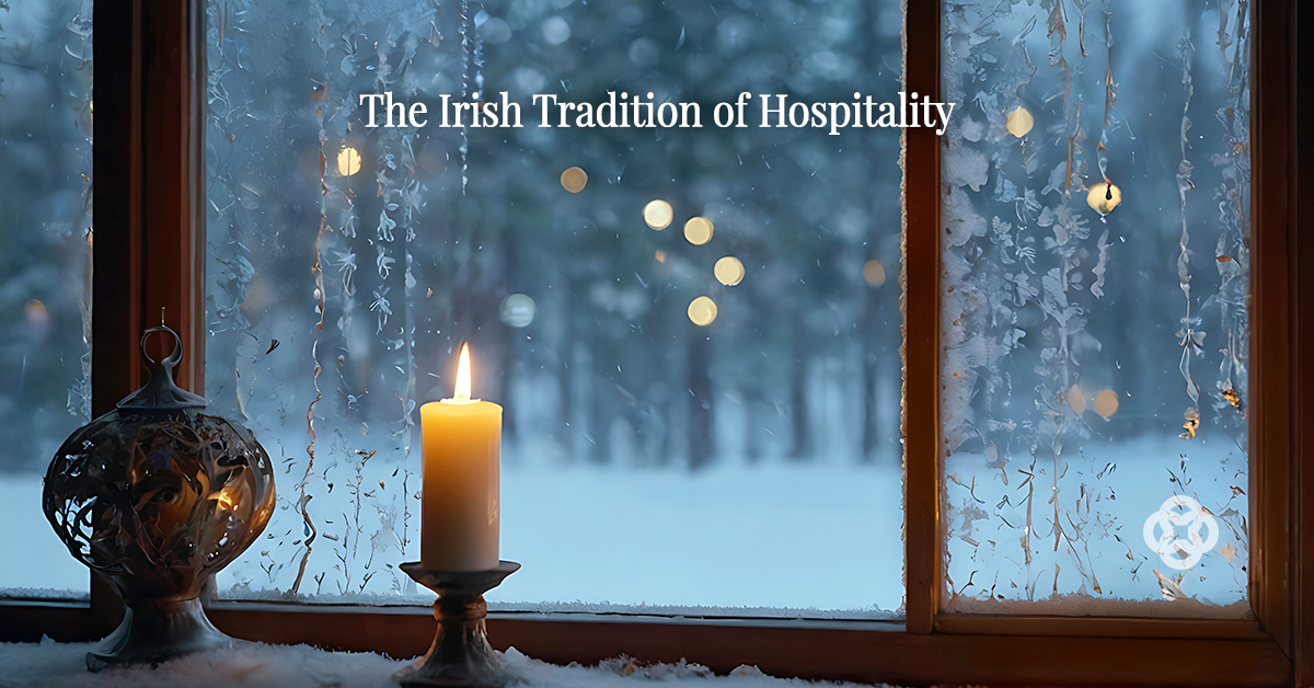 A candle in the window