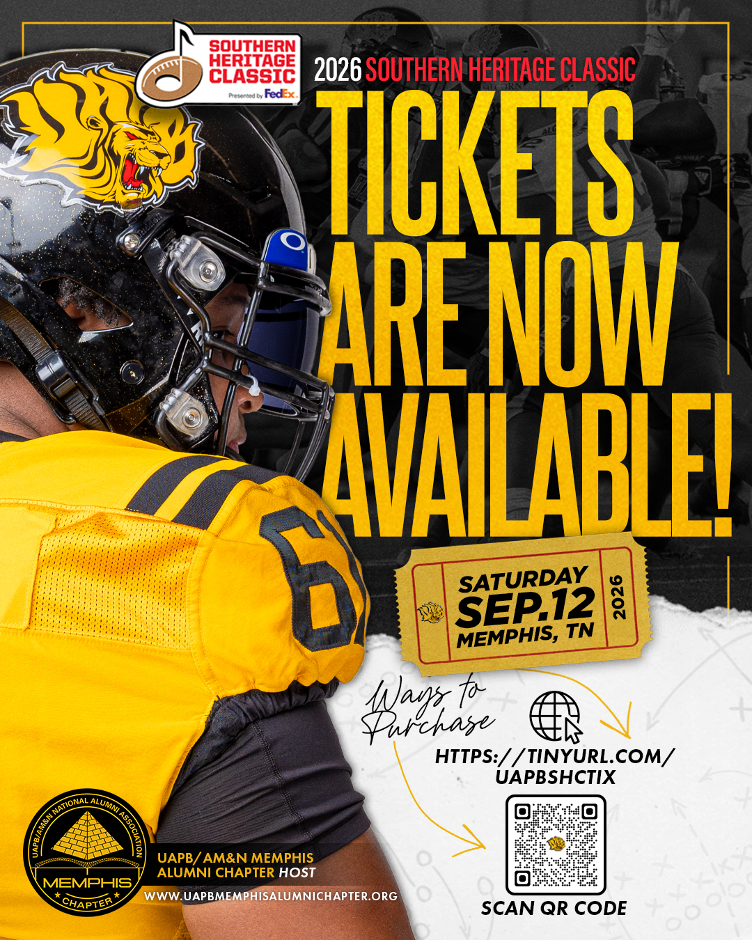 Southern Heritage Classic Tickets Available