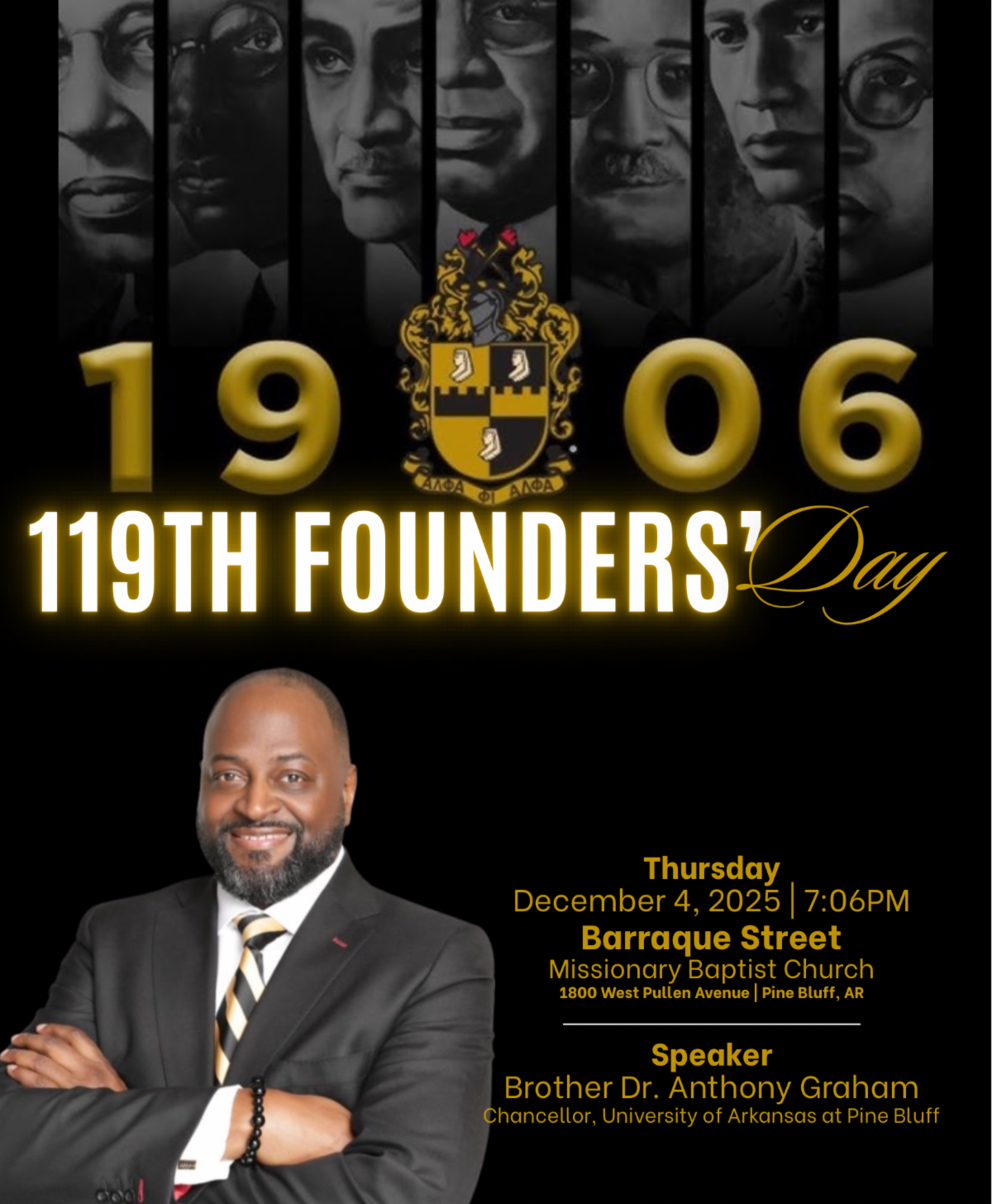 Alpha Phi Alpha Fraternity 119th Founders Day 2025