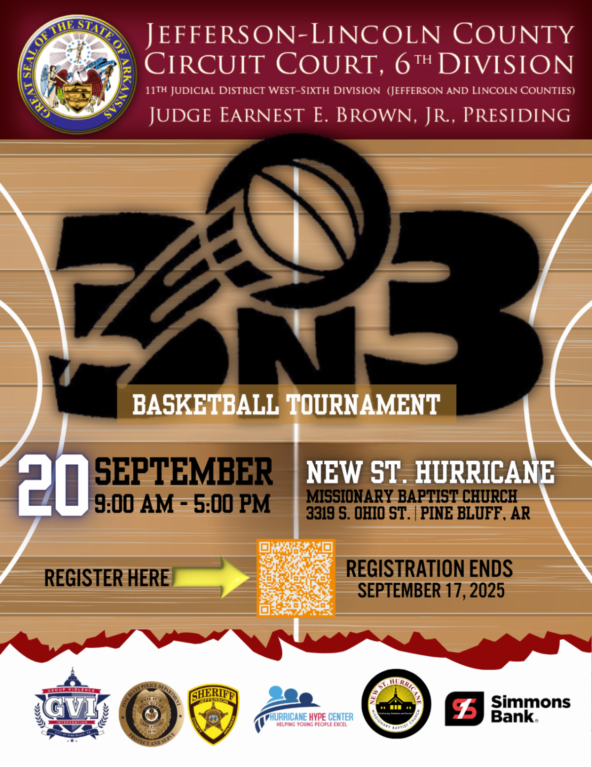 3 on 3 Basketball Tournament
