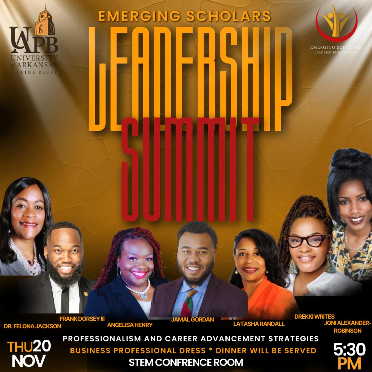 Emerging Scholars Leadership Summit November 2025