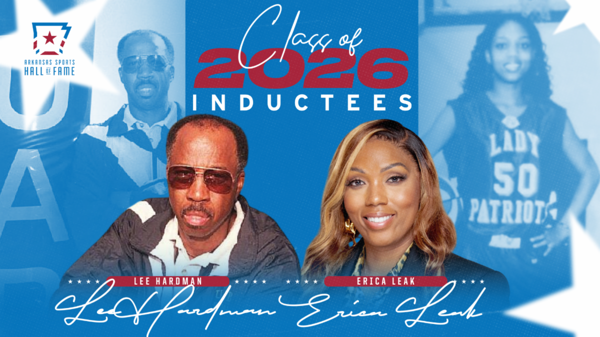Coaches Hardman and Leak Arkansas Hall of Fame Inductees
