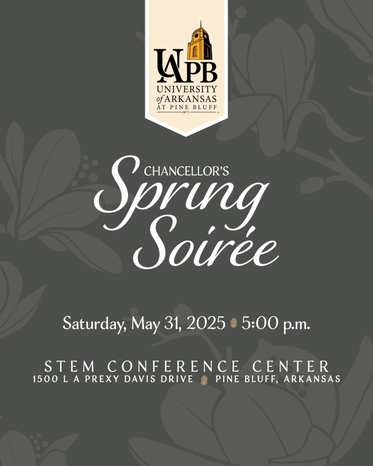 Spring Soiree Rescheduled