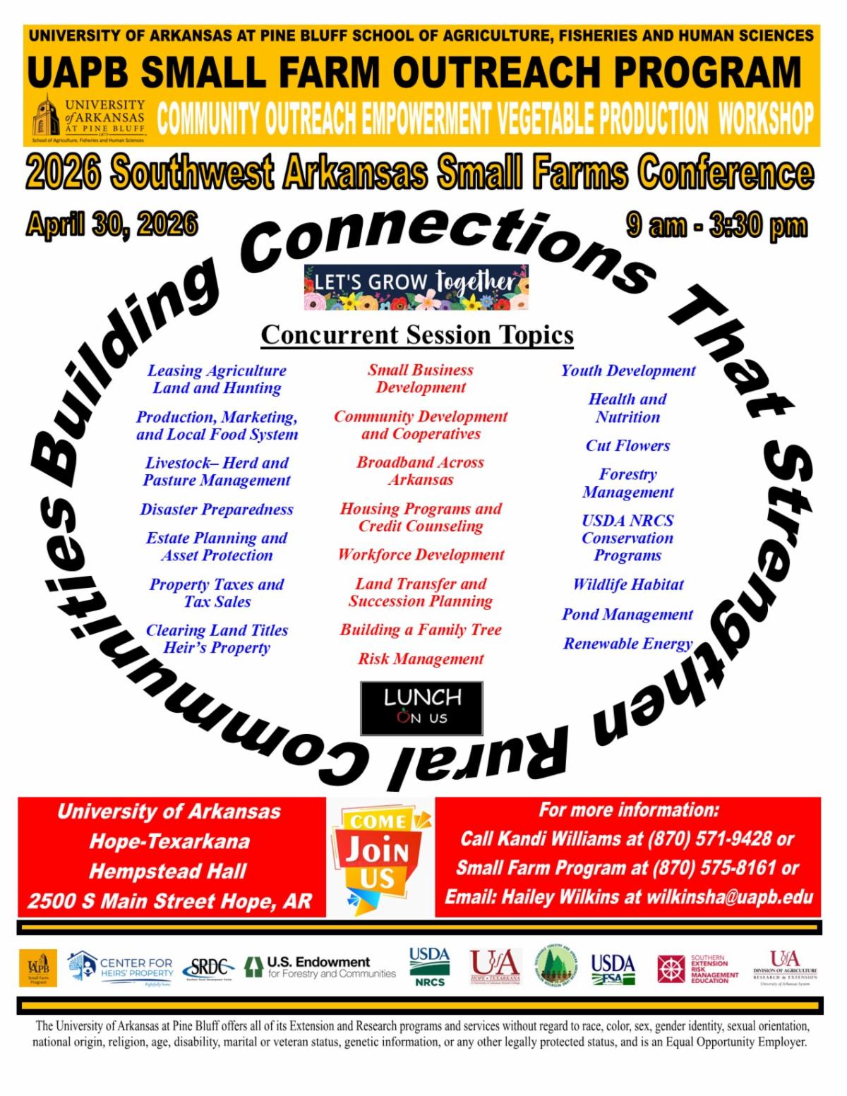 2026 Southwest Arkansas Small Farms Conference