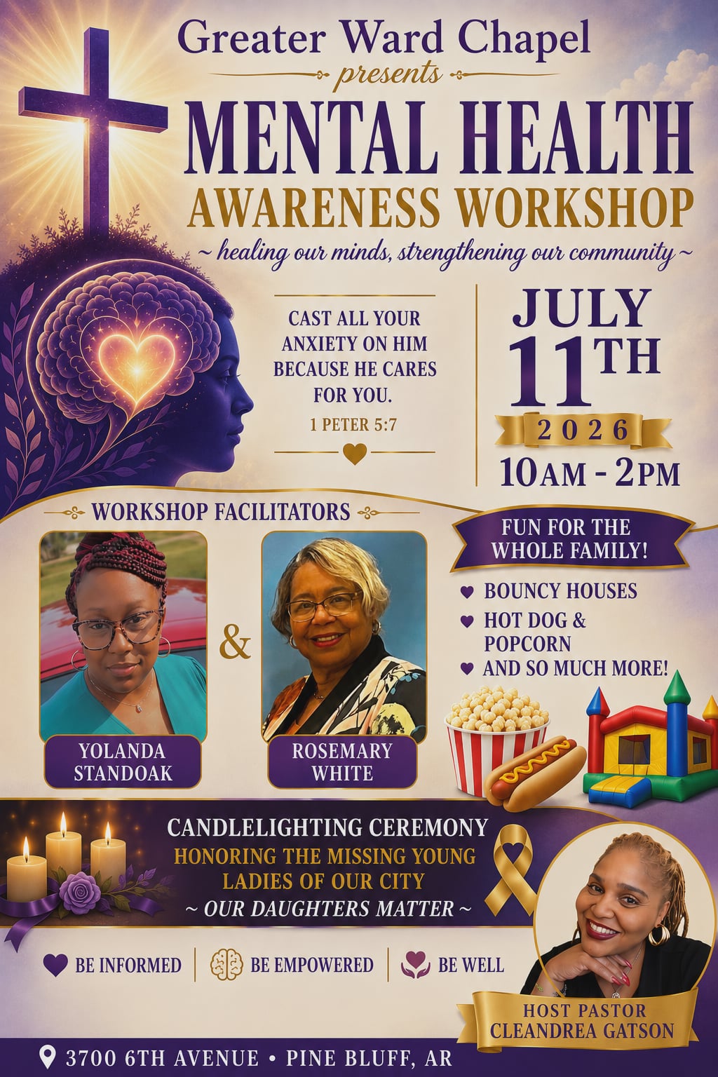Greater Ward Chapel Mental Health Awareness Workshop