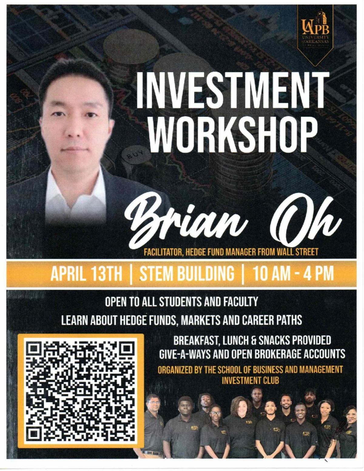 Investment Club Workshop Flyer