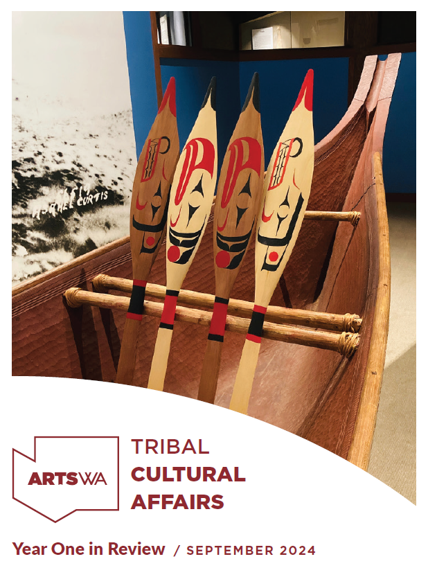 An image of the cover of a report: Tribal Culture Affairs Year One