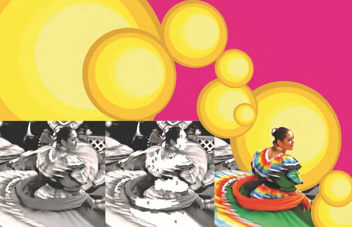 “Amor Sin Fronteras” (2019) by Miguel Maltos Gonzales, located at Virginia Grainger Elementary, Okanogan, WA.