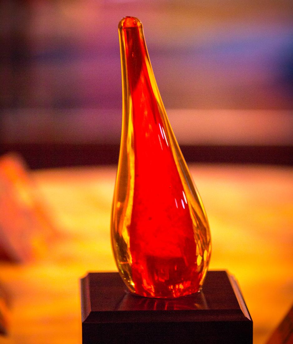 Governor's Arts & Heritage Award statue