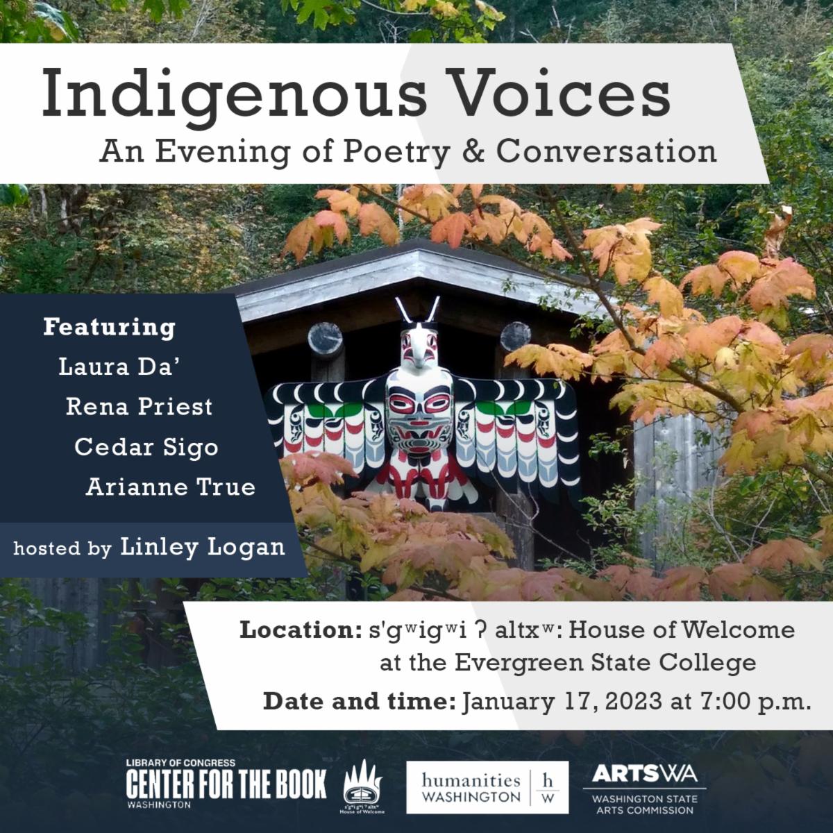 Indigenous Voices: An Evening of Poetry & Conversation
