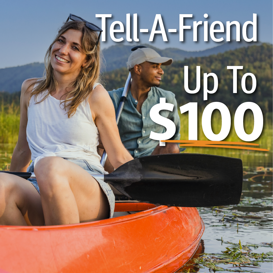 Mid Oregon Credit Union, Tell-A-Friend and earn up to $100