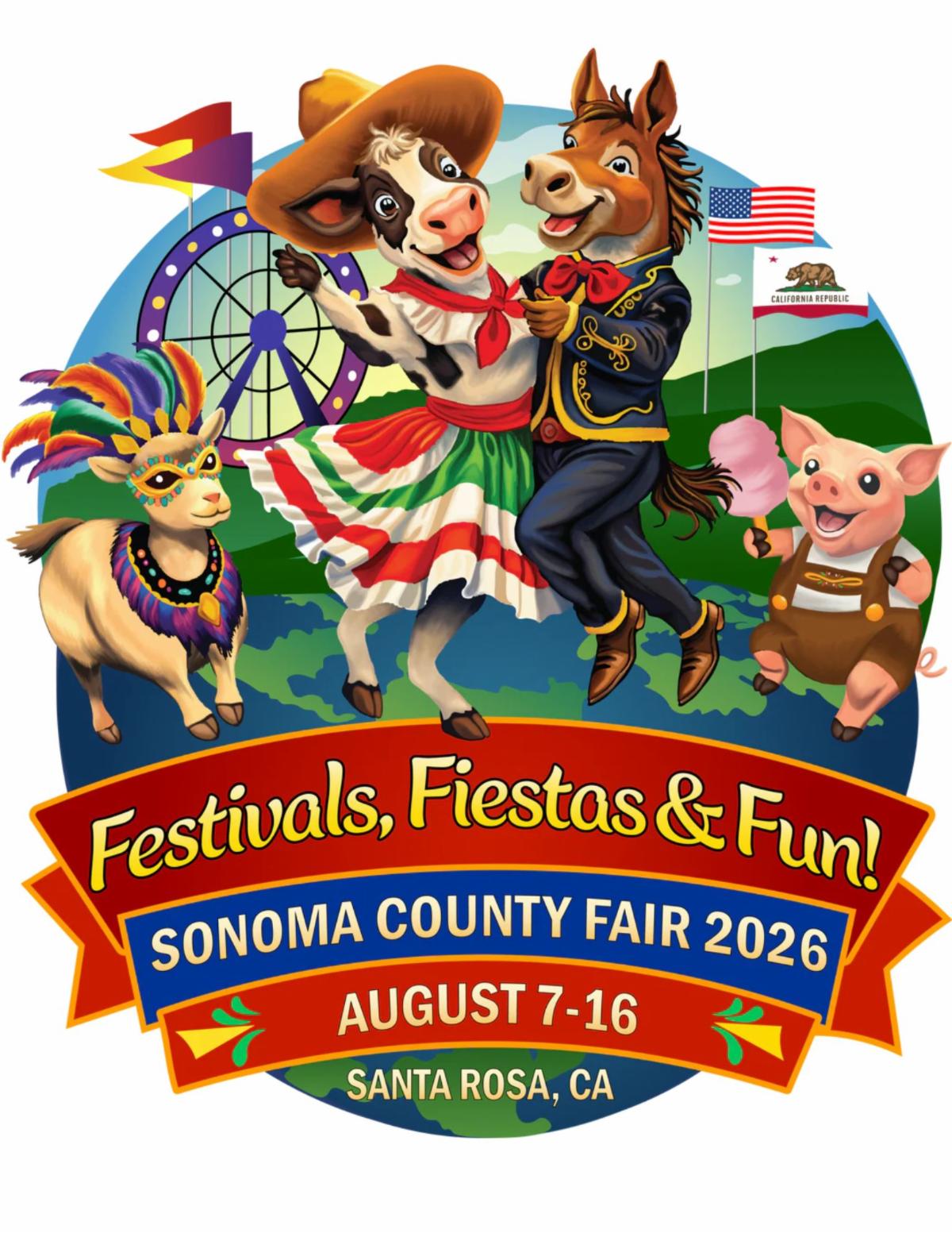 Sonoma County Fair, Festivals, fiestas and fun. August 7th to 16th