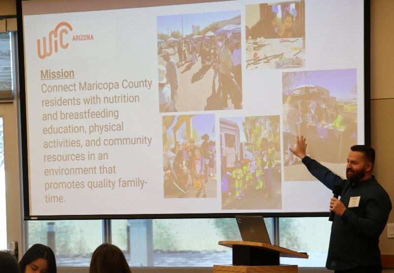 Anthony Kern, with Maricopa County WIC, presenting at the September 2026 Quarterly Partner Meeting