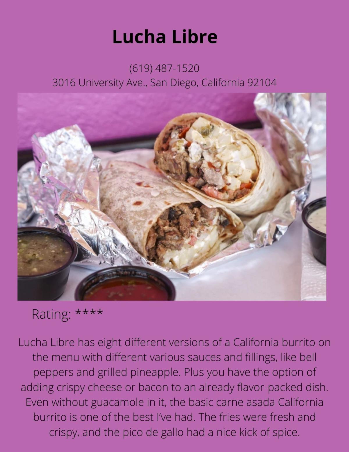 Best Burritos San Diego and Agency Ink