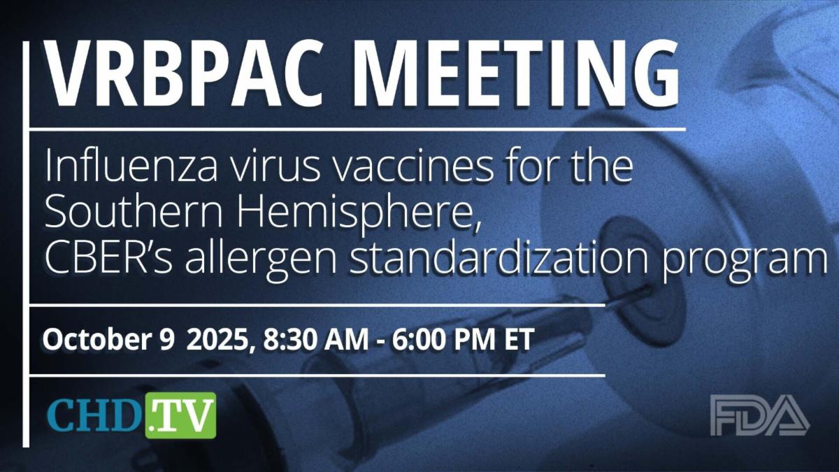 FDA VRBPAC Meeting Oct. 9