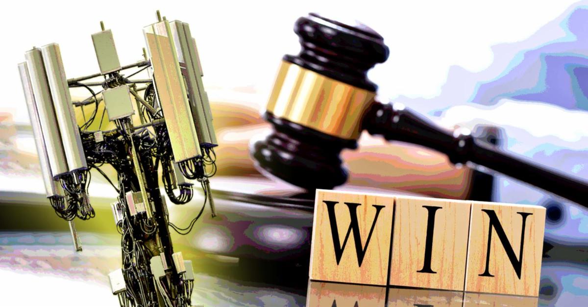 cell tower and gavel