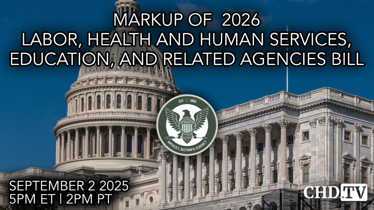 Markup of 2026 Labor + Health and Human Services + Education and Related Agencies Bill