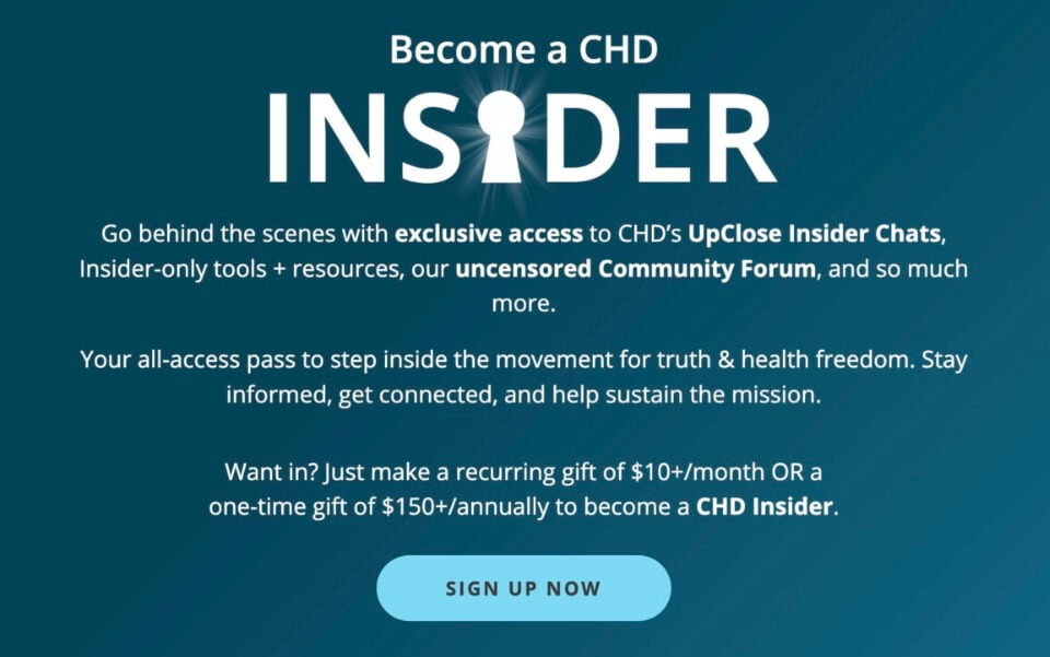 Become a CHD Insider