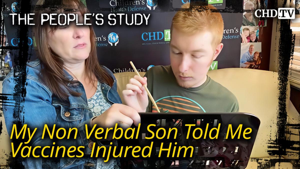 My Non Verbal Son Told Me Vaccines Injured Him