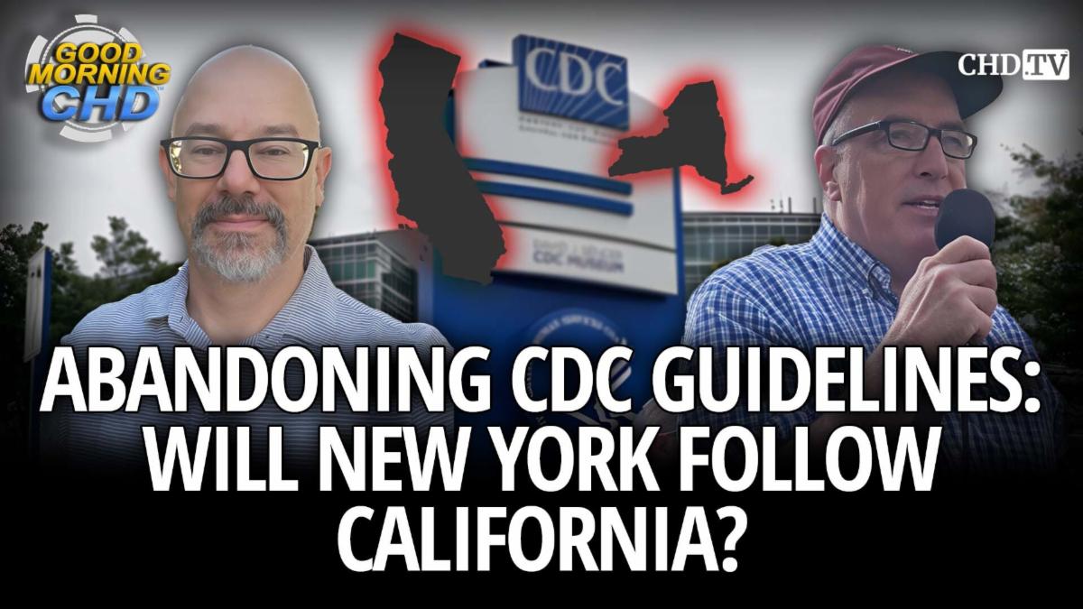 Abandoning CDC Guidelines - Will New York Follow California