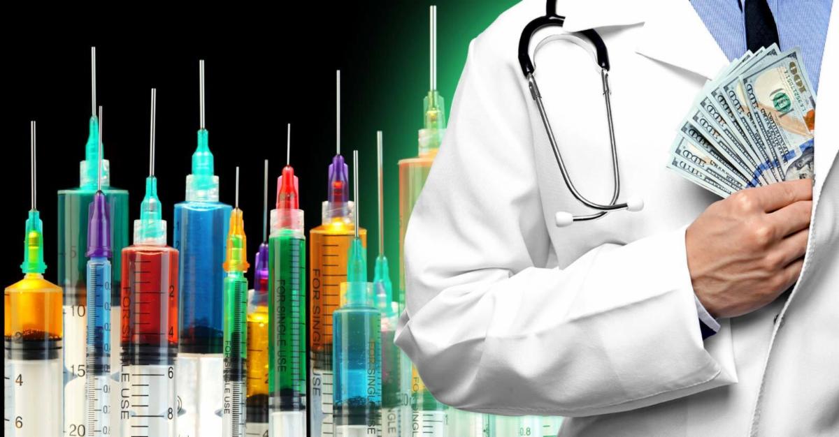 doctor vaccines and money