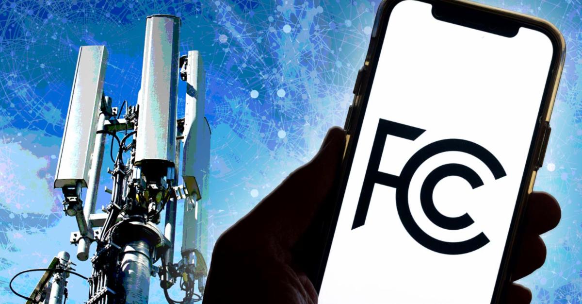 cell tower and fcc logo