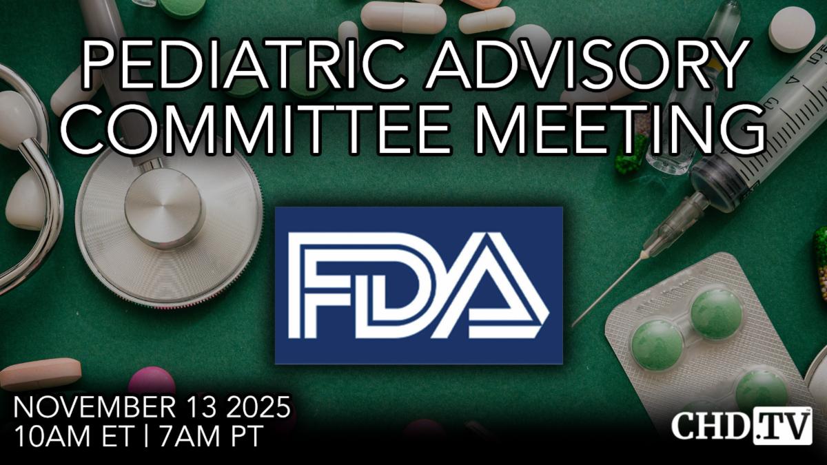 FDA Pediatric Advisory Committee (PAC) Meeting - Nov. 13