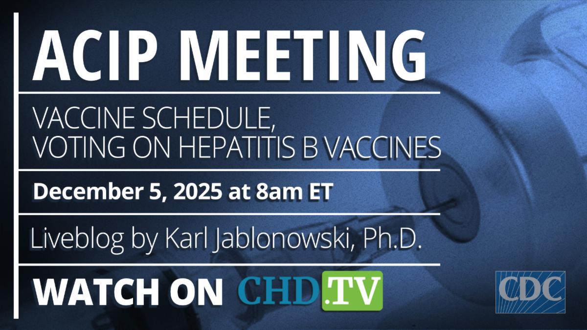 CDC ACIP Meeting: Vaccine Schedule, Voting on Hepatitis B Vaccines | Dec. 5