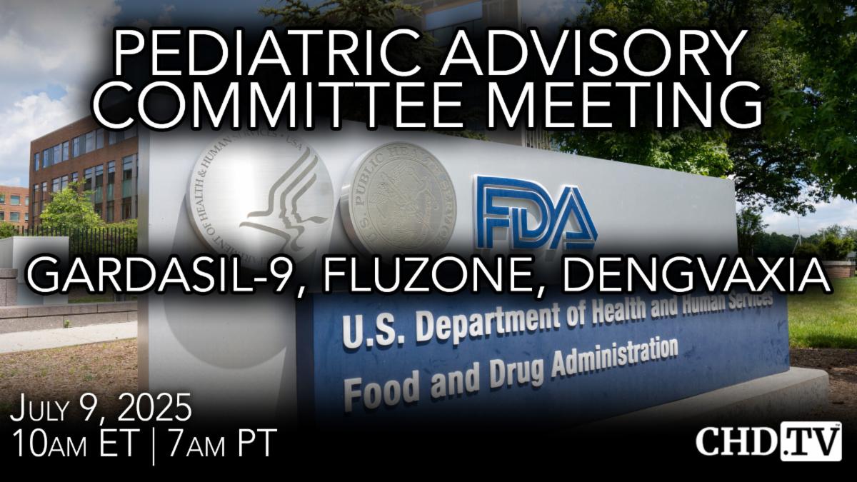 FDA Pediatric Advisory Committee (PAC) Meeting