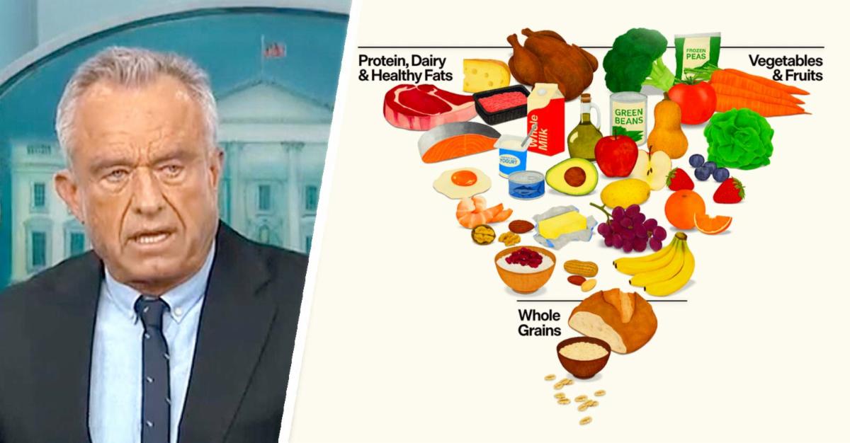 rfk jr and food pyramid 