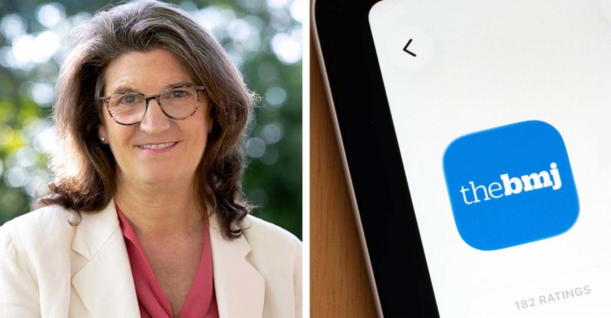 mary holland and the bmj logo