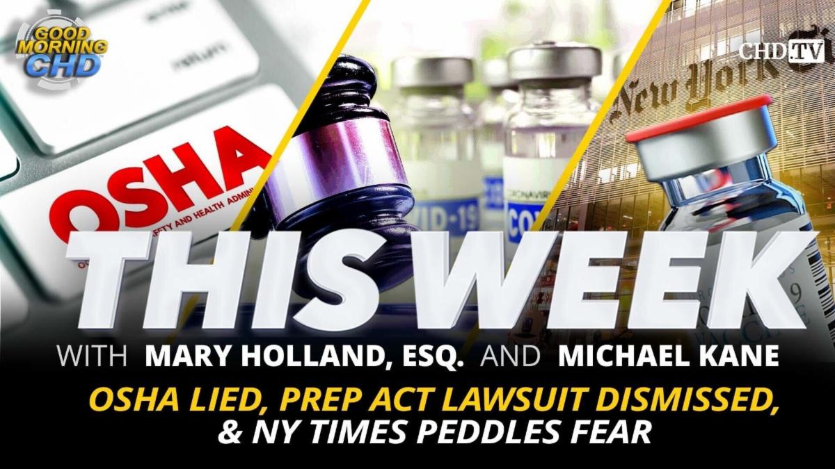 OSHA Lied PREP Act Lawsuit Dismissed & NY Times Peddles Fear