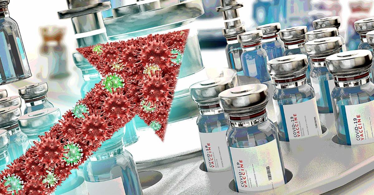 covid vaccines and covid arrow
