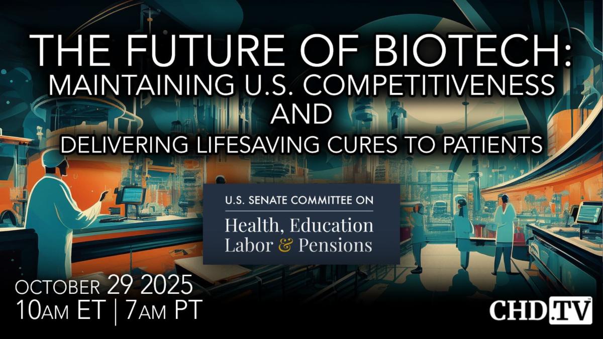 The Future of Biotech - Maintaining U.S. Competitiveness and Delivering Lifesaving Cures to Patients