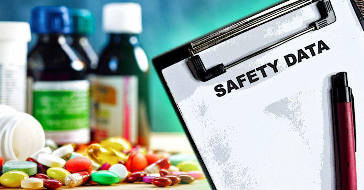drugs and words "safety data"
