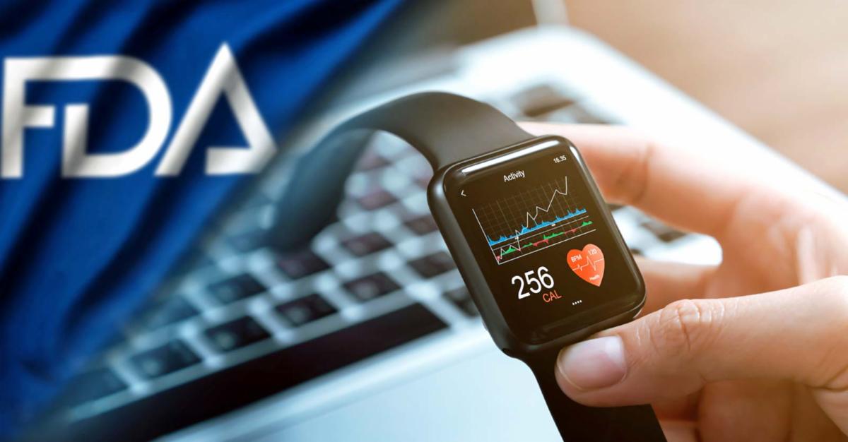 fda logo and wearable watch