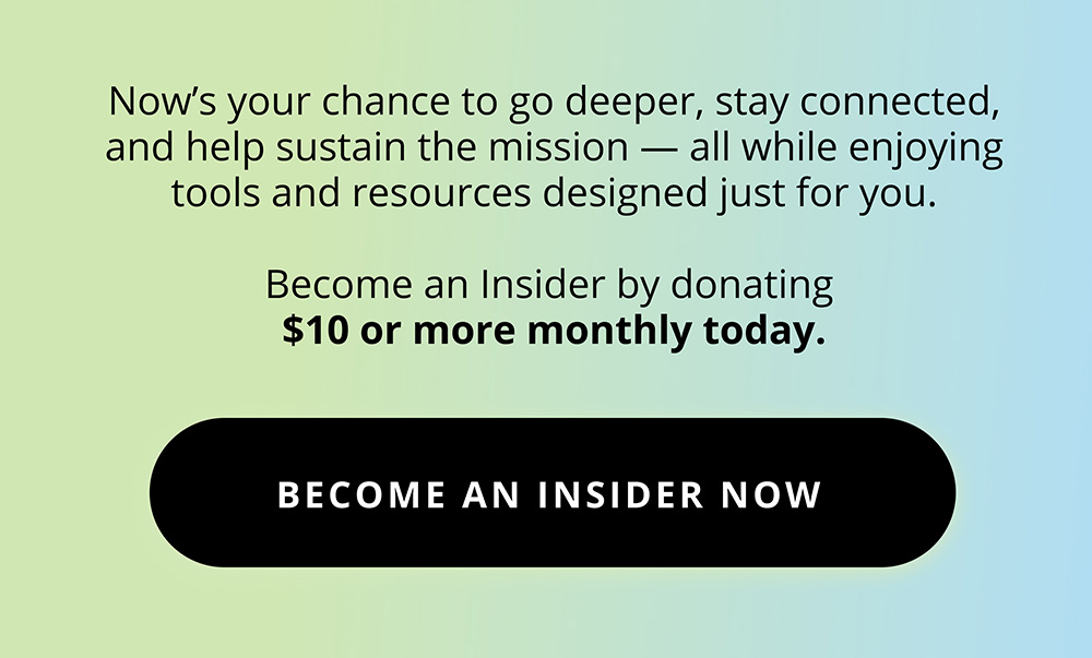 Become an Insider now